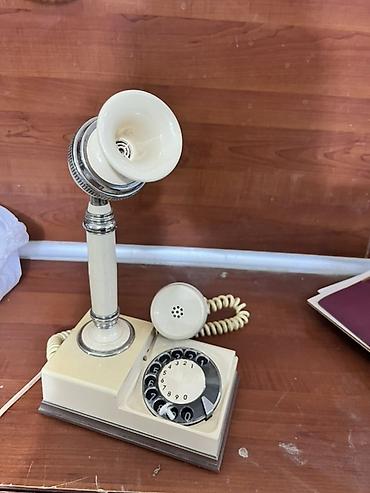Stasionar telefonlar: Retro masa telefonu – kandlestik (şamdan tipli) dizayn - Rəng — 2