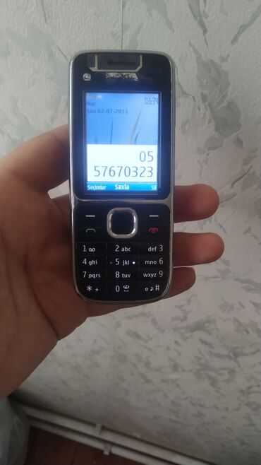 nokia 300: Nokia C2, < 2 ГБ, цвет - Черный, Гарантия, Кнопочный