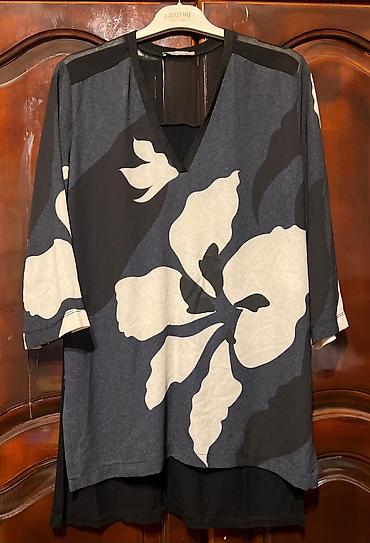 Qadın geyimləri: ZARA W/Collection tunika - Dizayn: Ön hissədə iri çiçək printi ilə — 1