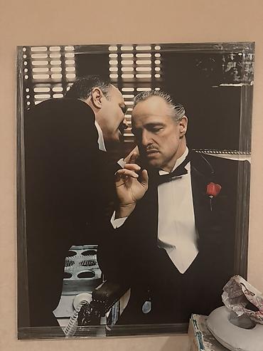 karta: Poster – “The Godfather” filmindən məşhur səhnə 2x1 ölçü - Növ: divar — 1