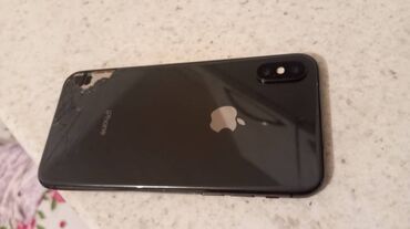 iphone 12 128: IPhone X, Колдонулган, 64 ГБ, Кара, 83 %