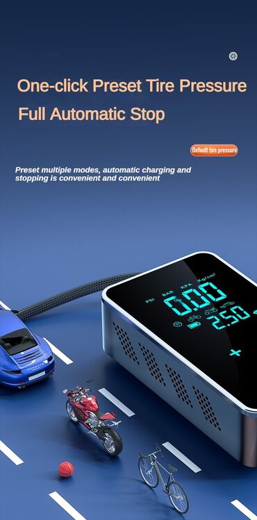 Avtomobil kompressorları və nasosları: Çox mükəmməl Sensor model Üzəri ekran qoruyucu LED SOS işıqları — 6