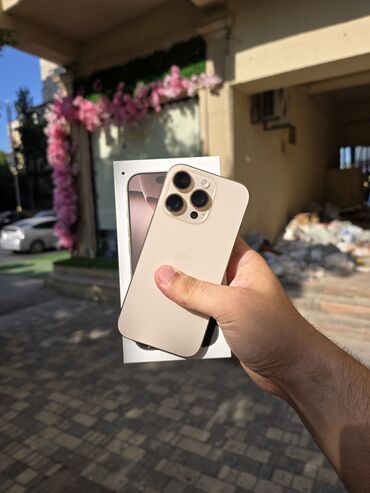 IPhone 16 Pro, 128 ГБ, Desert Titanium, Беспроводная зарядка, Face ID, С документами