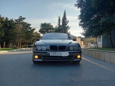 BMW: BMW 5 Series E39 sedan - Kuzov: 4 qapılı sedan, satin-mat boz rəngli — 2