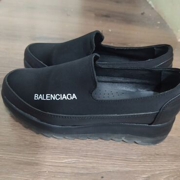 женские ботинки на платформе: Ботинки и ботильоны Balenciaga, 38, цвет - Черный