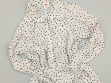 biała sukienka letnia zara: Shirt 14 years, condition - Very good, pattern - Print, color - White