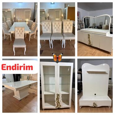 Ev üçün digər mallar: Qonaq desti 499m hamısı maşın boyasıdı, Masa desti + qorka+komod+Tv
