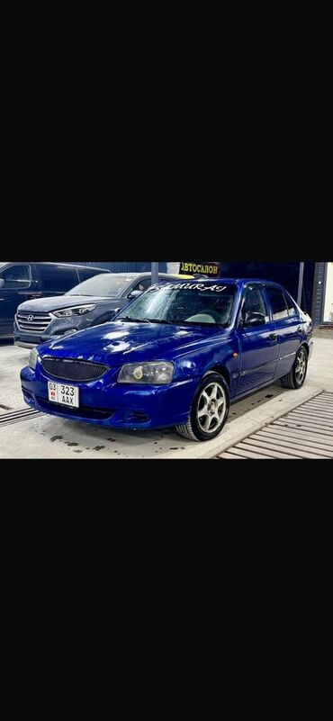 авто кредит айыл банк: Hyundai Accent: 2003 г., 1.6 л, Механика, Бензин