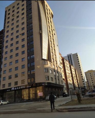 1 комнатная квартира джал в Кыргызстан | Продажа квартир: 1 комната, 54 м², Элитка, 12 этаж, Без ремонта