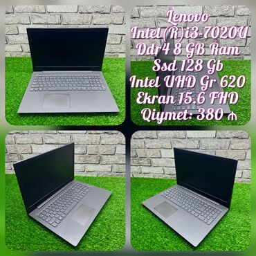 Lenovo: Lenovo /core i3 7ci nəsil /8gb Ram 128Gb SSD 💻Lenovo