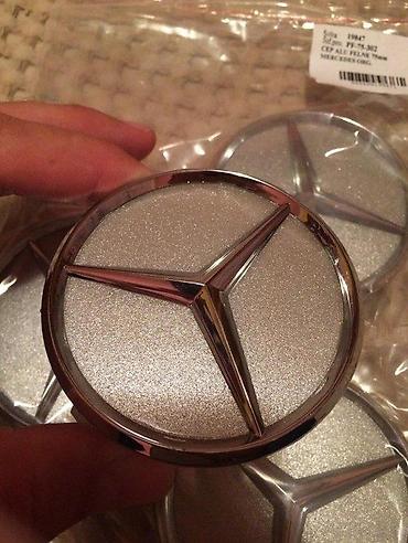 aluminijumske felne 16 5x112: ČEPOVI POKLOPCI ZA FELNE MERCEDES 75 MM - ORIGINALNI | ORIGINALNI — 4