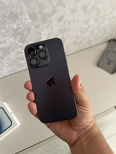 IPhone 14 Pro, Б/у, 256 ГБ, Deep Purple, Коробка, 79 %