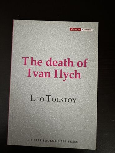 bu disklər tikilmiş 639: Lev Tolstoyun "İvan İliç'in ölümü" adlı klassik romanı. Qanun