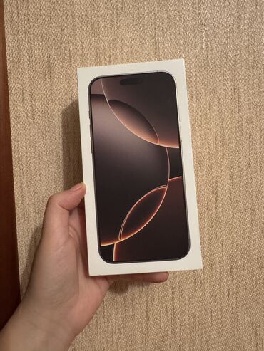 2 ci el ucuz telefonlar: IPhone 16 Pro Max, 256 GB, Qızılı