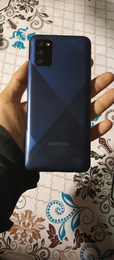 samsung j120: Samsung A02 S, 32 ГБ, цвет - Синий, Face ID