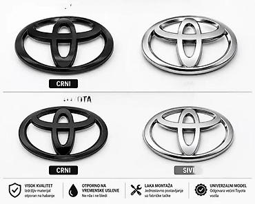 Tuning i styling: TOYOTA ZNAK PREDNJI I ZADNJI - NOVO | Znakovi za TOYOTA automobile — 1