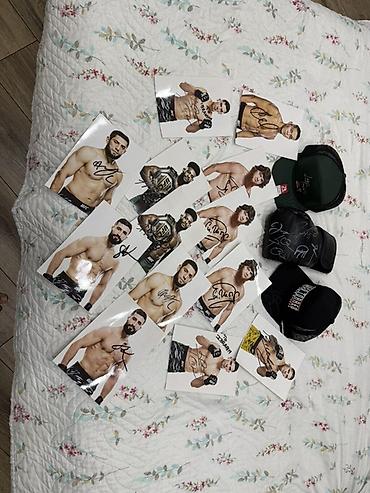 imzalı forma satışı: Ufc Baku . Ufc doyusculerin imzalari. Hamsi nin subutu var qiymet ise — 2