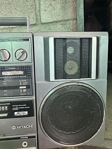 xbox x: Портативный стереомагнитофон Hitachi (boombox) с радиоприёмником и — 2