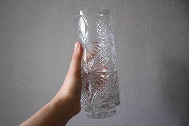 Вазы: Винтажные хрустальные вазы ( нюанс: у каждой скол на горлышке) — 3