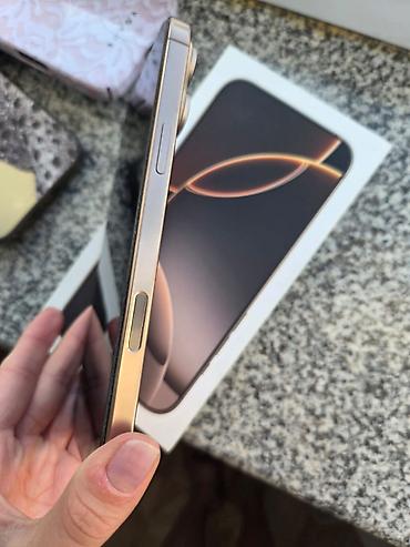 Техника и электроника: IPhone 16 Pro Max, Б/у, 256 ГБ, Золотой, Зарядное устройство, Чехол, Кабель, 91 % — 4
