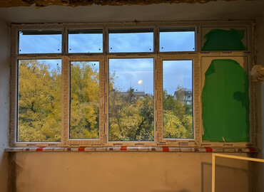 ешик терезе бу: Пластиковые окна ПВХ (монтаж комплект) - Пятисекционный оконный блок