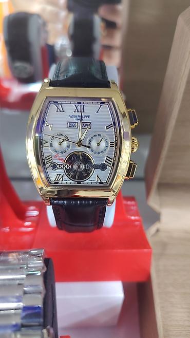 dekor saatler: Patek Philippe tərzində kişi qol saatları – tonno (yastı fıçı) formalı — 2