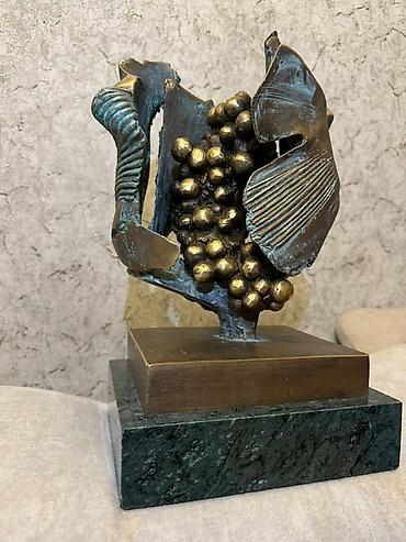 Heykəlciklər: Bürünc heykəl – abstrakt kompozisiya - Material: bürünc döküm — 5