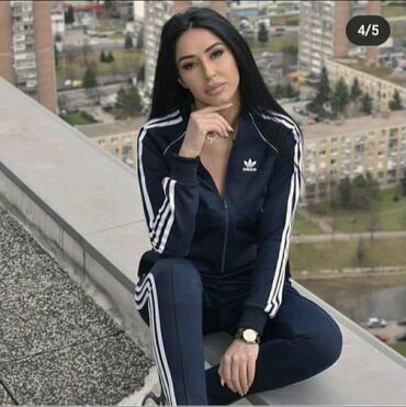 Gornji i donji deo: Adidas, L (EU 40), Prugasti, bоја - Šareno — 6