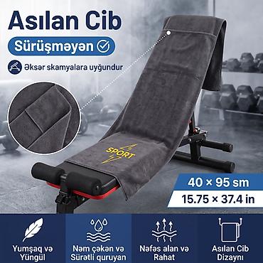 Məhsul: Skamya üçün asılqan ciblə idman dəsmalı Xüsusiyyətlər: -