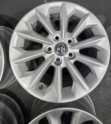 255 60 16: Литые Диски R 16 Toyota, Комплект, отверстий - 5, Б/у — 4