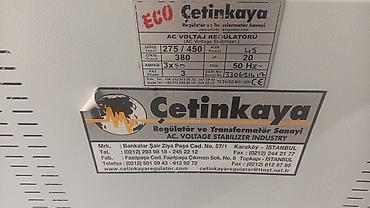 elektirik mişar: Çetinkaya AC Gərginlik Tənzimləyicisi (ECO seriyası) - Model: AC — 4