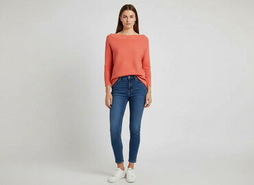 pull and bear sweter: H&M, Светр жіночий, розмір L