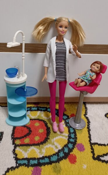 plasticne kuhinje za decu: Barbie Mattel original zubarka