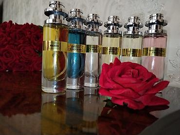 Ətriyyat: Məhsul: Brend ətir seçkiləri – şüşə sprey flakonlarda Təsvir: - Qoxu — 6