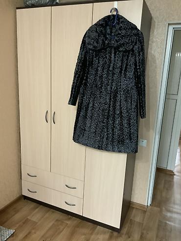 пальто каракуль: Шуба, Каракуль, По колено, Корея, M — 1