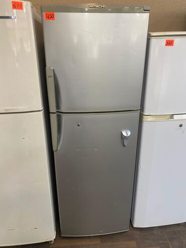 ikinci əl soyducu: 2 qapılı Hitachi Soyuducu Satılır, rəng - Boz