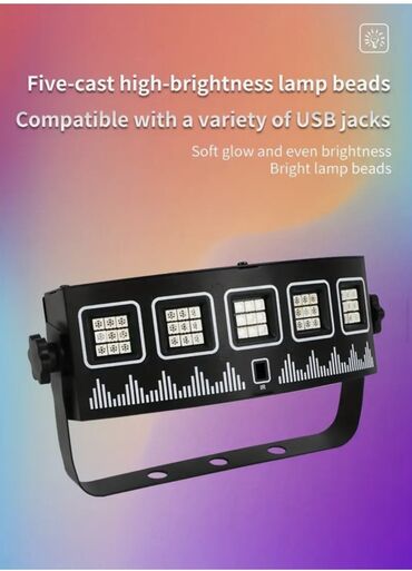 Projektorlar: Rgb Led Storoboskop, pultla uzaqdan idarəetmə mümkündür — 2