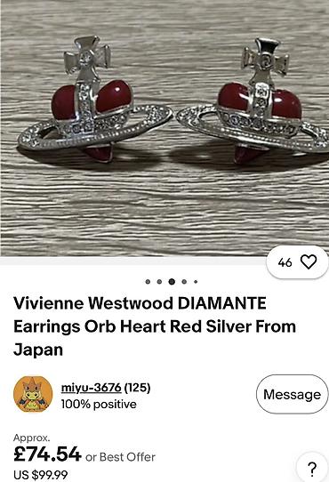Aksesuarlar: На продаже новые брендовые сережки от VİVİENNE WESTWOOD Продам по 60 — 3