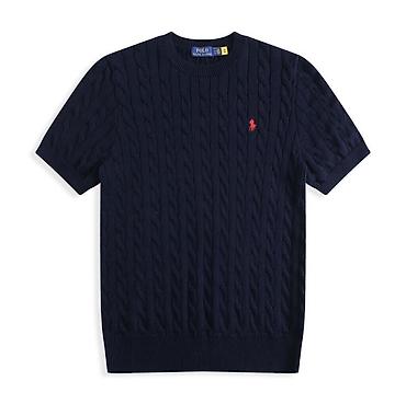 вязать: Вязаный джемпер с коротким рукавом Polo Ralph Lauren - Цвет — 1