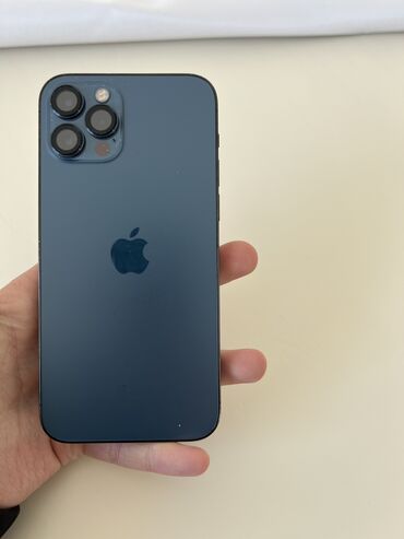 самый дорогой номер телефона в кыргызстане: IPhone 12 Pro, Колдонулган, 128 ГБ, Көгүлтүр, Коргоочу айнек, Каптама, Кабель, 79 %