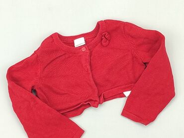 sukienka satynowa czerwona: Cardigan, H&M, 12-18 months, condition - Very good