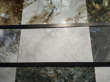 kafel qiymetleri 2021: Böyük ölçülü keramika/porcelan plitələr – mərmər effektli - Parlaq və