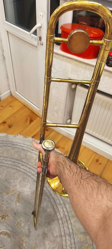 caz: Məhsul: Tenor trombon Təsvir: - Klassik sürgülü (slide) quruluşlu — 2