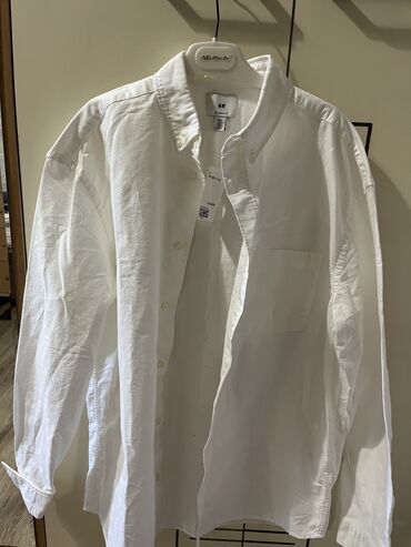 белый рубашка: Рубашка L (EU 40), цвет - Белый
