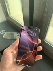 Apple iPhone: IPhone 16 Pro, 256 GB, Desert Titanium, Simsiz şarj, Sənədlərlə, Zəmanət — 7