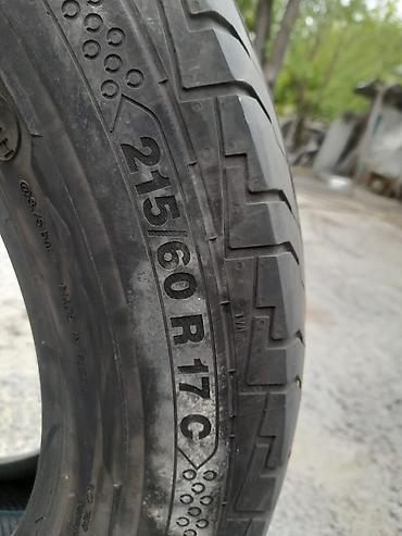 транс: Шины 215 / 60 / R 17, Всесезонная, Б/у, Германия, Continental — 1
