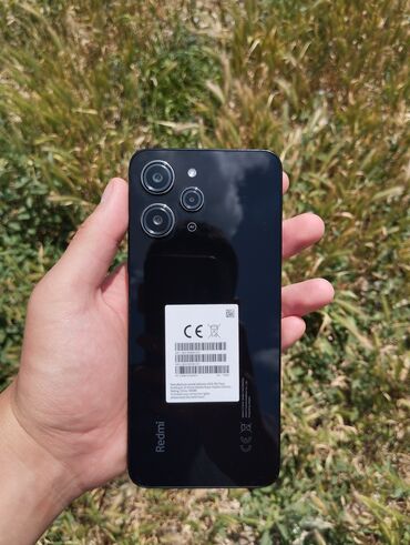 телефон 6700: Xiaomi, Redmi 12, Новый, 128 ГБ, цвет - Черный, 2 SIM