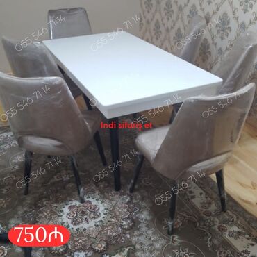 Dolablar: Qonaq otağı üçün, Yeni, 6 stul