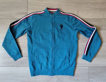 Duksevi: Duks, S (EU 48), U.S. Polo Assn, bоја - Svetloplava, Sa rajferšlusom — 4