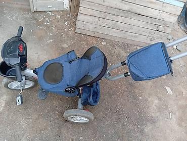 водный банан: Детский трёхколёсный велосипед с родительской ручкой - Рама — 2